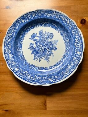 Spode vintage Blue Room bone china floral decorative plate